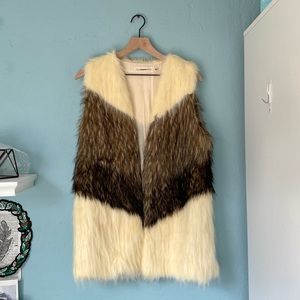 eternal sunshine creations faux fur vest layering jacket fall winter boho west